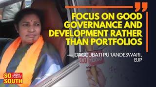 BJP focusing on good governance & development than portfolios: Daggubati Purandeswari | SoSouth