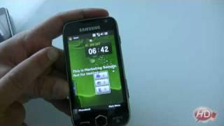 Samsung OMNIA 2 (i8000) video review/preview  - ENG -