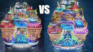 Star of The Seas VS Icon of The Seas | World's BIGGEST Cruise ships