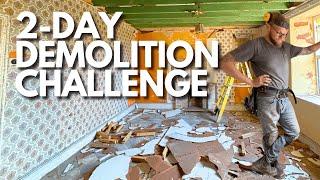 Demolition Chaos: Tearing Down Ceilings in 2 Days! (ep8.)