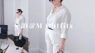 How To Style an H&M White Shirt - Capsule Wardrobe | Helen Tsokana