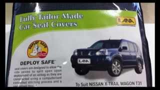 Nissan T31 X-Trail Custom Made Esteem Velour Seat Covers Unboxing - Motoquipe