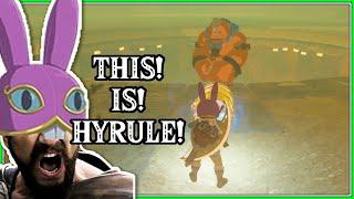 Pushing Yunobo into the Yiga's Bottomless Pit for his crimes - Breath of the Wild