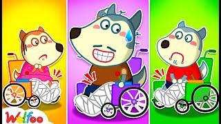 Wolfoo Family Has a Broken Leg - Family Boo Boo  Kids Stories About Wolfoo Family | Wolfoo Channel