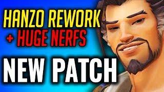 New Hanzo Rework & Huge Nerfs in PTR Patch [Overwatch]