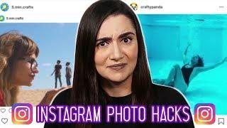 Trying Clickbait Photo "Hacks" From Instagram