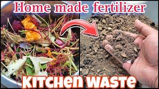 Make kitchen waste compost easily at home. ZERO COST . Best fertilizer #garden #fertilizer #diy #op