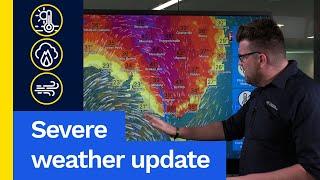 Severe Weather Update 25 December 2024: Damaging Winds & Extreme Fire Dangers for parts of SA & Vic