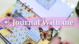 Journal with me (with Handmade supplies) _ Yellow theme 