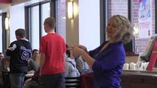 ASL students stage flash mob for deaf awareness