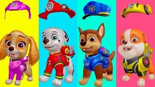 Wrong Heads Puzzles Patrulla Canina - Juegos de Rompecabezas de Outfits Paw Patrol - Videos For Kids