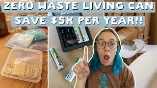 Zero waste living ISN'T expensive?! Here's how much low waste living can save per year