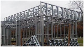 Light gauge steel frame building system for low cost housing projects