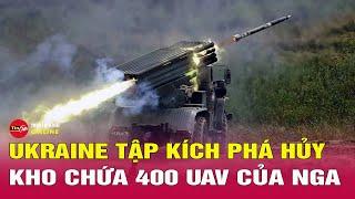 Cập nhật Nga Ukraine 10/10: Ukraine tấn công kho quân sự Nga, 400 máy bay không người lái nổ tung