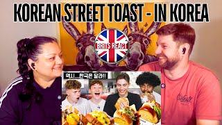 BRITS REACT | British Highschoolers try REAL Korean Toast in Korea! | BLIND REACTION