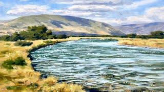 FINALLY! A Simple Way to Paint Realistic Rivers (Artist Guide)