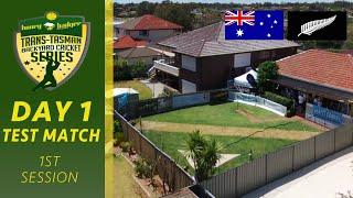 AUS v NZ - TEST MATCH, 1ST SESSION | 2019 TRANS-TASMAN BACKYARD SERIES