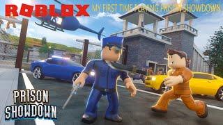 MY FIRST TIME, PLAYING PRISON SHOWDOWN l Roblox