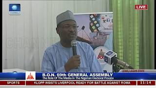 INEC Boss Seeks Media Partnership Against Fake News,Biased Reporting For Peaceful 2019 Polls Pt.3