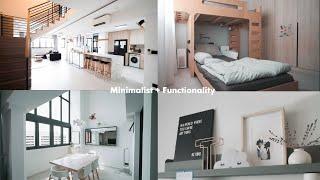 Minimalist, Functional and Simple | Visiting Kellynting's HDB Executive Maisonette | House Tour 