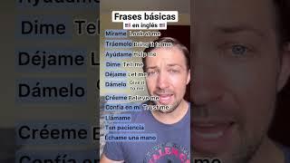 FRASES BÁSICAS EN INGLÉS