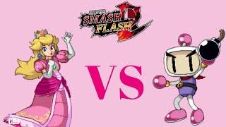 Super Smash Flash 2 - Peach vs Bomberman