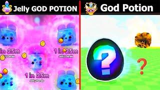 JELLY GOD POTION vs GOD POTION! Which one you should use in PETS GO??