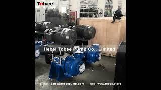 Tobee® 4/3D-AH rubber lined slurry pump