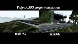 Project CARS progress comparison 555 vs 647