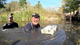 We dive into a foul-smelling swamp in search of treasure! Safe found