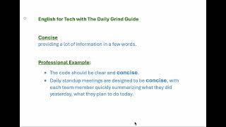 7. Concise - English for Technology or IT professionals