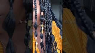 Jade/Bubble Goddess Braids Mini Tutorial Full Tutorial On My Channel “Nola Viva” #braids #hairstyle