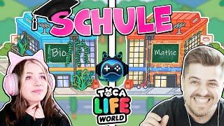 SCHULE in TOCA BOCA bauen! BUILD BATTLE mit KATJA & RENE in Toca Life World