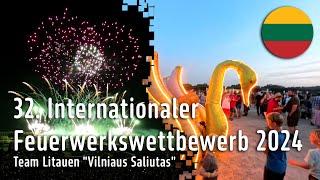 32. Internationaler Feuerwerkswettbewerb 2024 – Team Litauen "Vilniaus Saliutas"