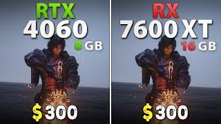 RTX 4060 vs RX 7600 XT // Test in 12 Games