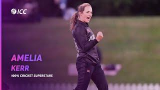 Amelia Kerr | New Zealand’s all-round talisman | 100% Cricket Superstars