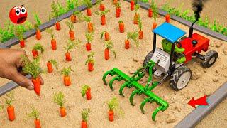 diy tractor making mini modern plough machine science project | tractor cultivator @sanocreator