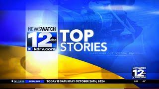 NewsWatch 12 this Morning: Top Stories, October 26th