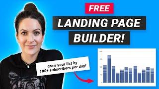 FREE LANDING PAGE BUILDER that will instantly increase your email list! (no website required!)