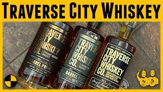 Traverse City Whiskey CO. Triple Hit with Straight Bourbon,Barrel Proof Bourbon & BP Rye