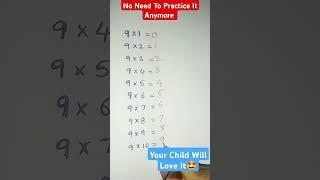 Easy way to learn 9 table|| SRF Classes || Specially for your child.