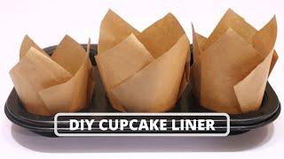 How To Make Easy Cupcake Liners With Parchment Paper