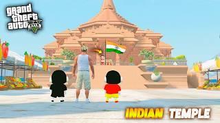 GTA 5 : Franklin & Shinchan Going Trip To Indian Temple