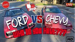 MAKING HISTORY FORD VS CHEVY. #superson #fordvschevy #chevyvsford