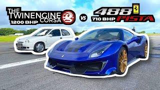 Twin Engine Corsa Vs Ferrari 488 Pista - Behind the scenes - Versus Series