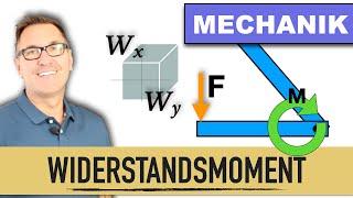 Biegesapnnung | Widerstandsmoment| | Bauteil Dimensionierung eines Winkel