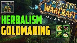 How to Make Gold with Herbalism in Classic WoW
