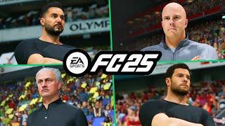 EA SPORTS FC 25 | ALL 70 REAL MANAGERS ft. NEW FACES & MORE