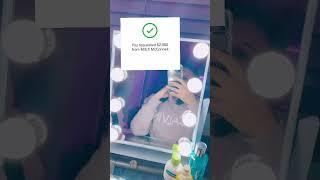 Loving the new mirror #MyRoutine #BachelorReady