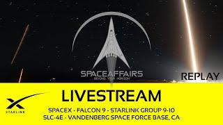 SpaceX - Falcon 9 - Starlink 9-10 - SLC-4E - Vandenberg Space Force Base - November 8, 2024